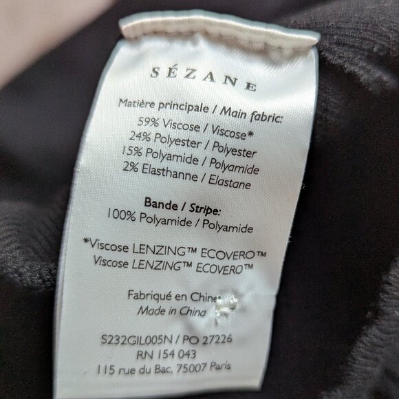 Sézane Black Elie Cardigan - Picture 15 of 16